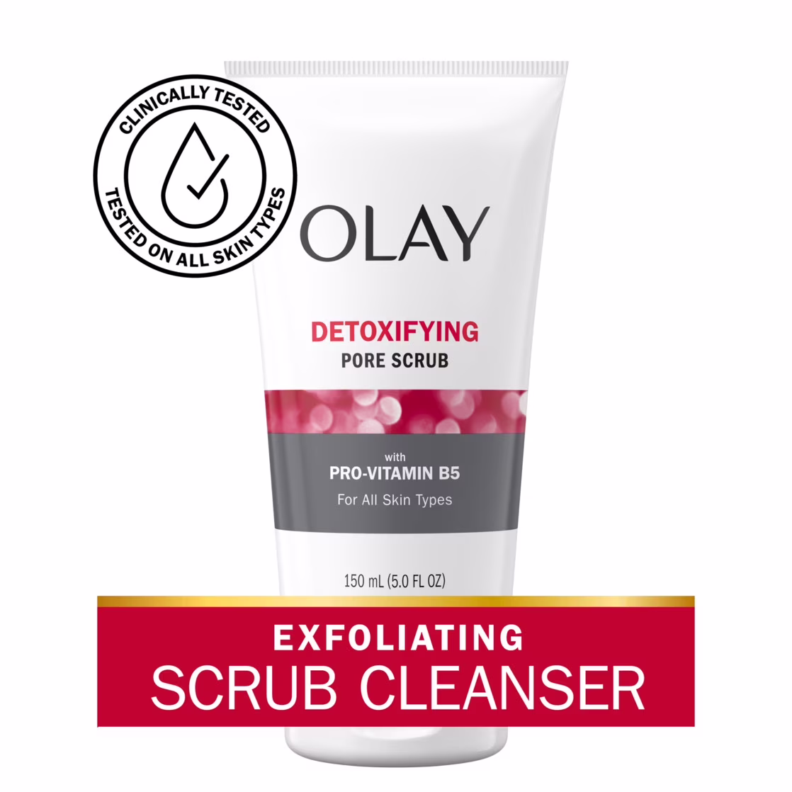 Olay Regenerist Detoxifying Face Wash Pore Scrub, 5.0 fl oz